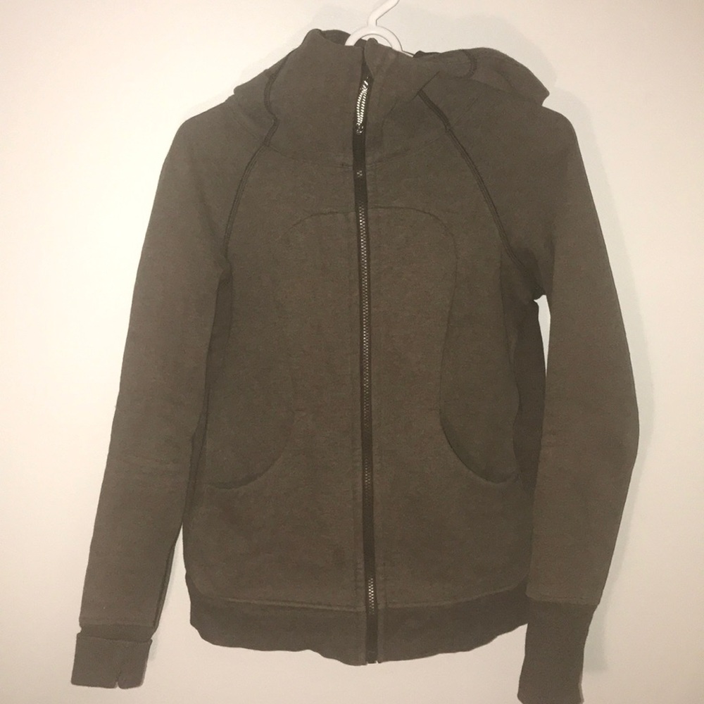 Green LuluLemon zip up